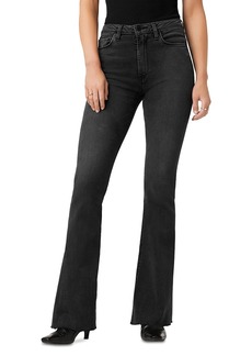 Hudson Jeans Hudson Holly High Rise Flare Jeans in Washed Black