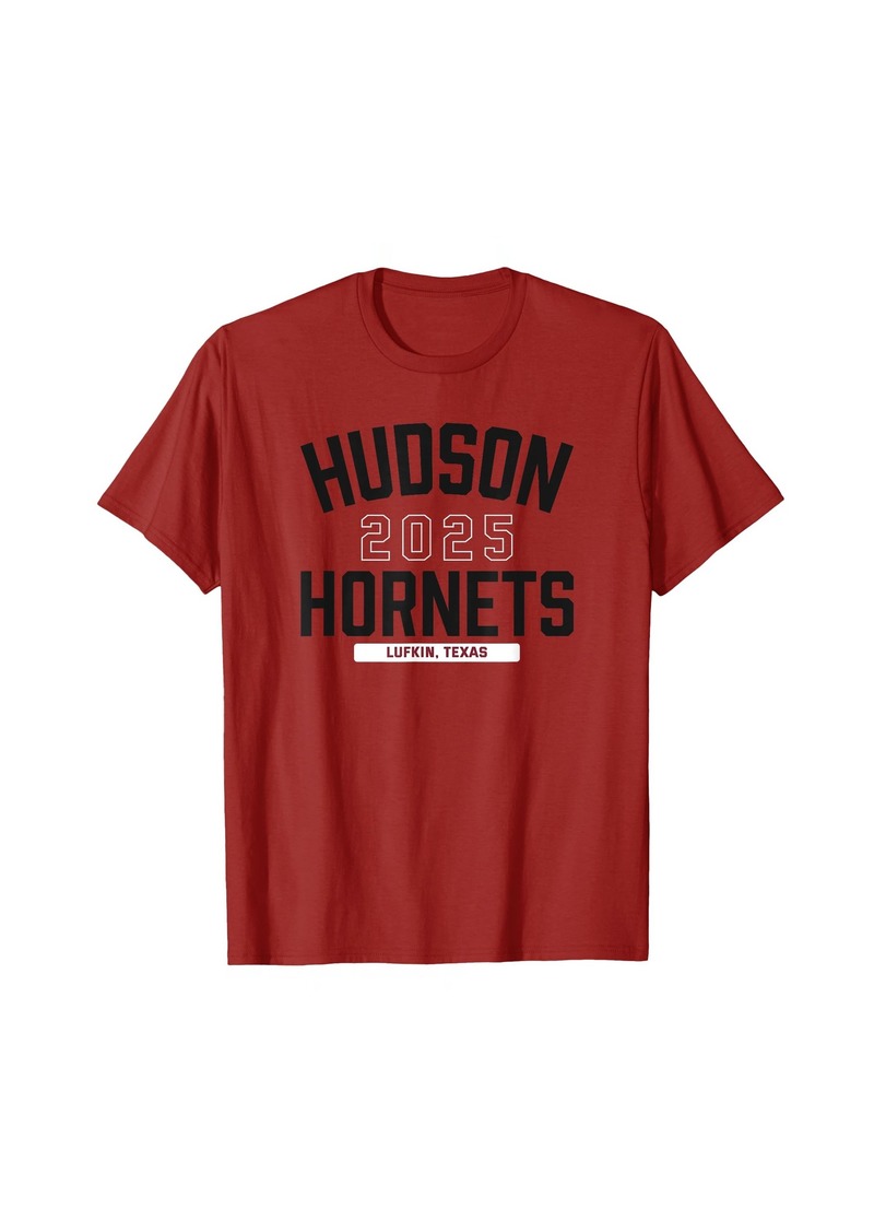 Hudson Jeans Hudson Hornets Lufkin Texas 2025 T-Shirt