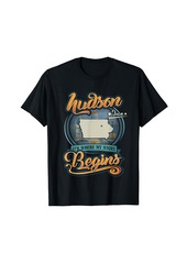 Hudson Jeans Hudson Iowa Hometown - Where My Story Begins T-Shirt
