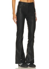 Hudson Jeans Barbara Faux Leather High Rise Flare
