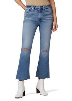 Hudson Jeans Barbara High Waist Distressed Bootcut Crop Jeans in Steady at Nordstrom Rack