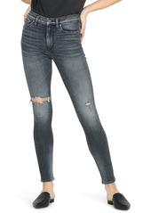 Hudson Jeans Barbara Ripped High Waist Super Skinny Jeans (Out of Sight)