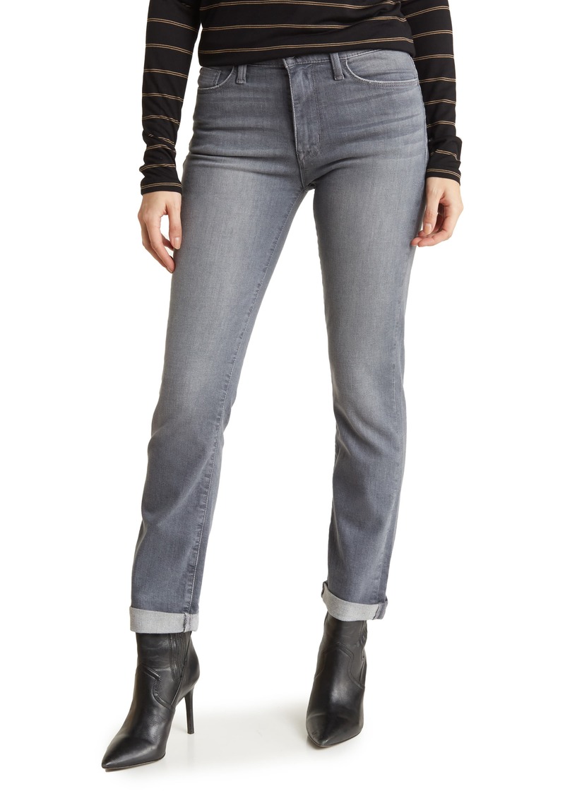 Hudson Jeans Blair High Waist Straight Crop Jeans in Pedal at Nordstrom Rack