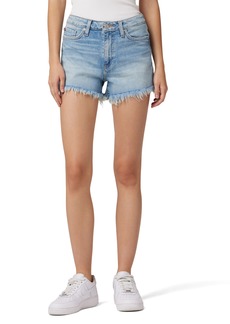 Hudson Jeans Croxley High Waist Distressed Denim Cutoff Shorts in Motion at Nordstrom