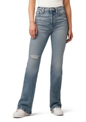 Hudson Jeans Faye Ripped Ultrahigh Waist Bootcut Jeans