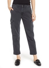 Hudson Jeans Jane Relaxed Cargo Pants in Distressed Onyx at Nordstrom