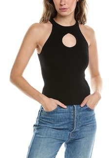 HUDSON Jeans Keyhole Racer Wool Tank