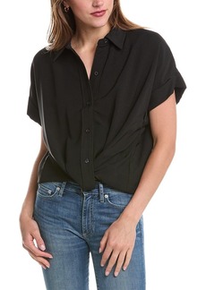 HUDSON Jeans Knotted Button-Down Shirt