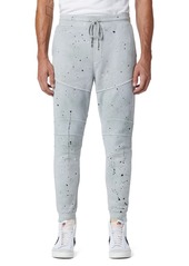 Hudson Jeans Moto Sweatpants in Confetti Grey at Nordstrom
