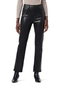 Hudson Jeans Nico Coated Straight Leg Ankle Jeans