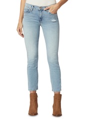 Hudson Jeans Nico Mid-Rise Cropped Straight-Leg Jeans