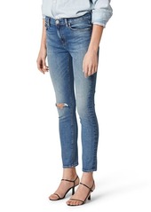 Hudson Jeans Nico Ripped Mid Rise Ankle Skinny Jeans in Crave at Nordstrom