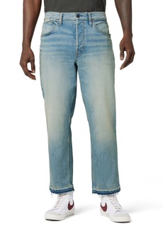 Hudson Jeans No Work No Check Straight Leg Cropped Jeans in 5 at Nordstrom Rack