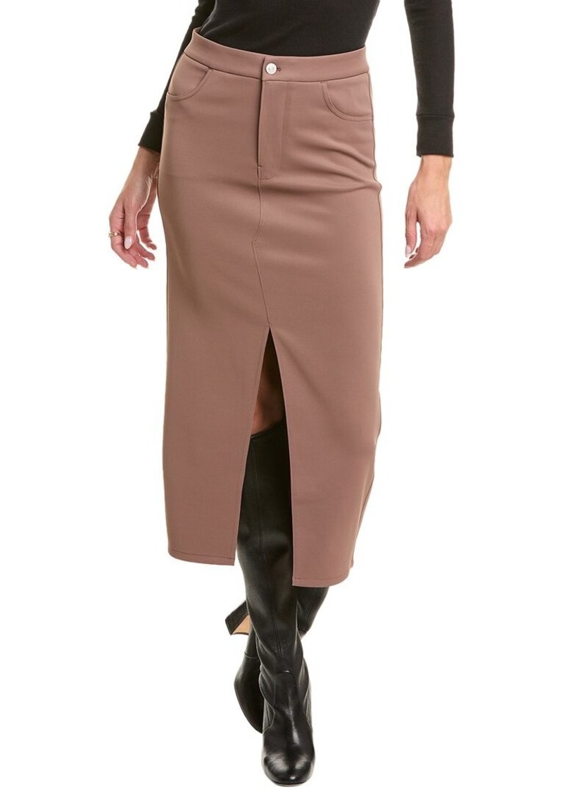 HUDSON Jeans Reconstructed Midi Skirt