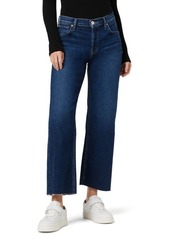 Hudson Jeans Rosie High Waist Raw Hem Wide Leg Jeans