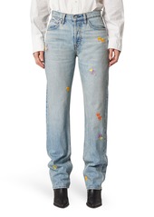 Hudson Jeans Thalia High Waist Distressed Loose Fit Jeans in Washed Out at Nordstrom