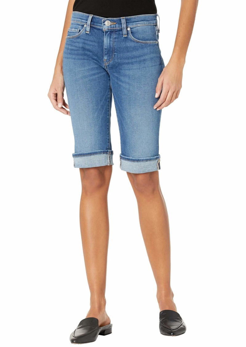 Hudson Jeans Women's Amelia Mid Rise Knee Short