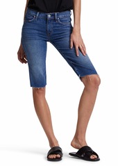 HUDSON Jeans Women's Amelia Mid Rise Knee Short