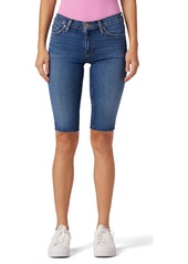 Hudson Jeans Women's Amelia Mid-rise Knee Short (Raw Hem)