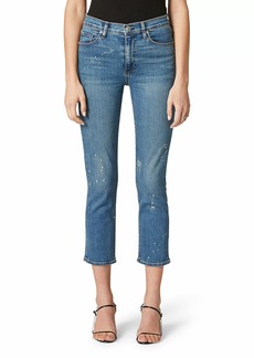 Hudson Jeans Women's Barbara High Rise Cropped Straight Leg Jean