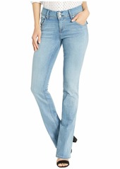 HUDSON Jeans Women's Beth Mid Rise Baby Bootcut Jean with Back Flap Pockets