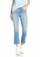 HUDSON Jeans Women's Brixx High Rise Crop Flare 5 Pocket Jean in Vintage Blue