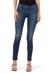 Hudson Jeans Women's Collin Mid Rise Skinny Jean with Back Flap Pockets SEA Floor