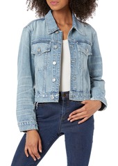 Hudson Jeans Women's Cropped Trucker Jacket  S