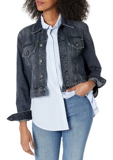 Hudson Jeans Women's Gia Cropped Trucker Jacket  XS