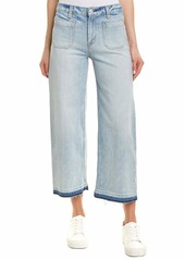 HUDSON Jeans Women's Holly HIGH Rise Wide Leg Crop RAW Hem Jean