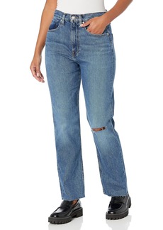 HUDSON Jeans Women's Jade High Rise Straight Leg Loose Fit Jean