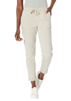 Hudson Jeans Women's Lounge Track Pant with Rolled Hem  L