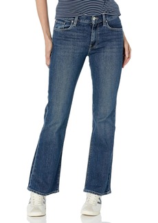 HUDSON Jeans Women's Nico Mid Rise Bootcut Jean Barefoot Length