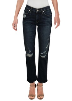 Hudson Jeans Women's Nico Mid-Rise Straight Leg Crop Jean