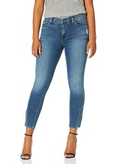 HUDSON Jeans Women's Nico Mid Rise Super Skinny Cropped Jeans