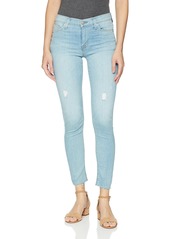 HUDSON Jeans Women's NICO Midrise Ankle RAW Hem Super Skinny 5 Pocket Jean