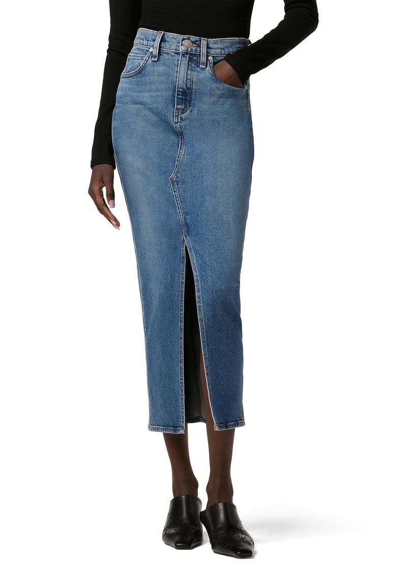 Hudson Jeans Women's Reconstructed Midi Skirt