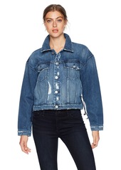 HUDSON Jeans Women's REI Cropped Jean Jacket  SM
