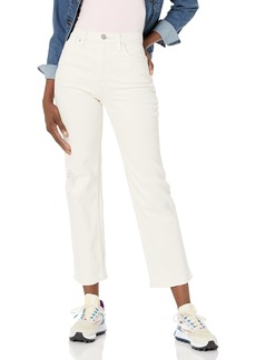 Hudson Jeans Women's Remi High Rise Straight Jean Distressed egret 4