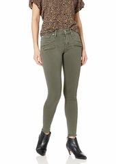 Hudson Jeans Women's Roe Midrise Ankle Super Skinny Zip Front Detail 5 Pocket Jeans