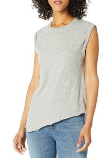 Hudson Jeans Women's Rolled Sleeve Tank  MD