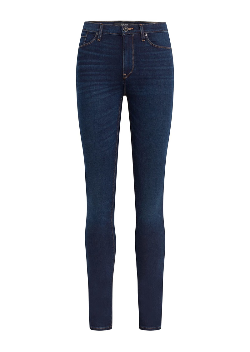Hudson Jeans Women's Tall Size Barbara High Rise Super Skinny Jean Requiem " Inseam