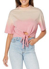 HUDSON Jeans Women's WRAP Around TEE Shirt