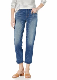 Hudson Jeans Women's Zoeey HIGH Rise Straight Crop 5 Pocket Jean UNDENIED