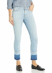 HUDSON Jeans Women's Zoeey High Rise Straight Jean with Released Raw Hem