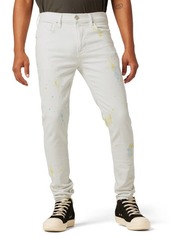 Hudson Jeans Zack Paint Splatter Skinny Jeans