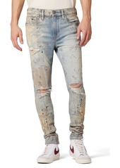 Hudson Jeans Zack Skinny Jeans in Dusted Painter at Nordstrom