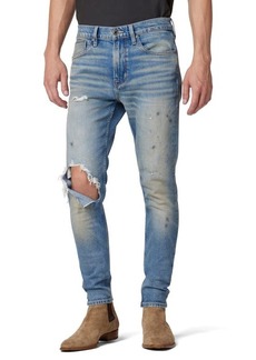 Hudson Jeans Zack Splatter Skinny Jeans in Visions at Nordstrom