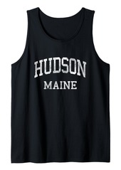 Hudson Jeans Hudson Maine ME Vintage Athletic Sports Design Tank Top