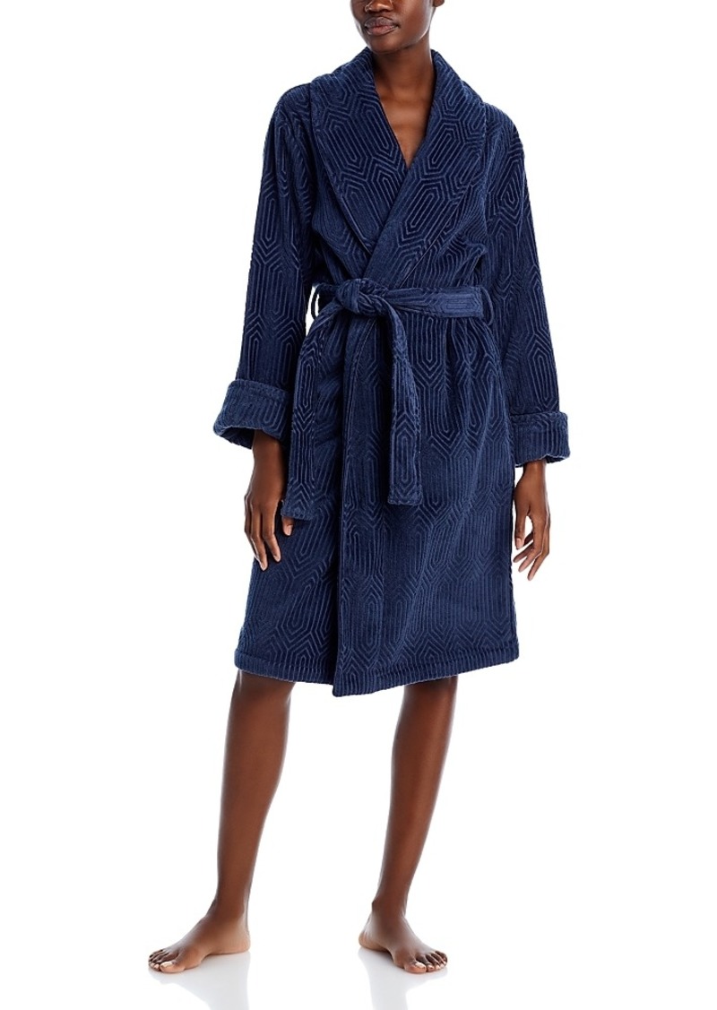 Hudson Jeans Hudson Park Collection Tivoli Sculpted Velour Bath Robe - Exclusive